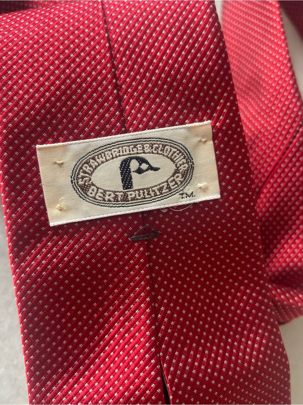 Vintage Strawbridge & Clothier Bert Pulitzer classic mens silk tie necktie USA